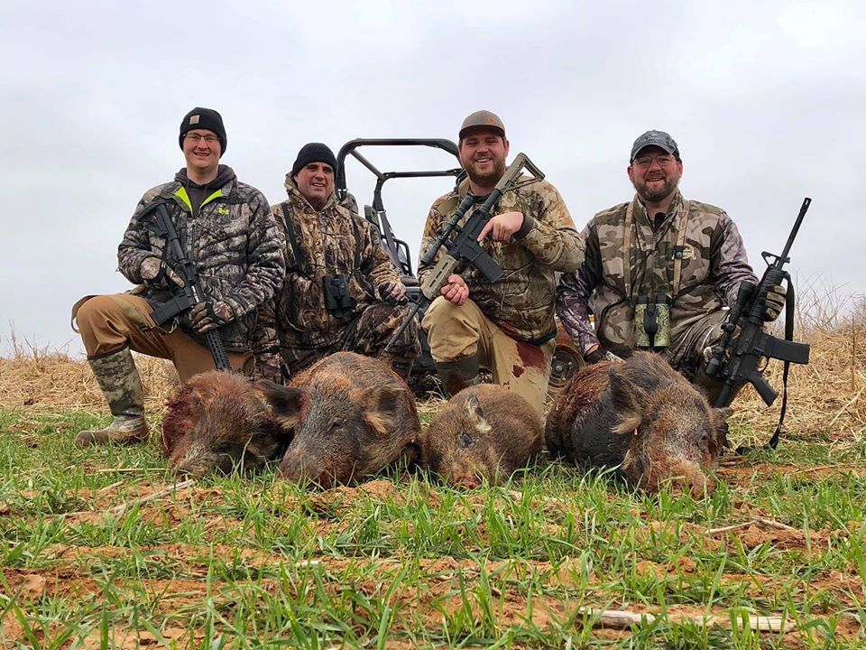 Oklahoma stand hog hunt
