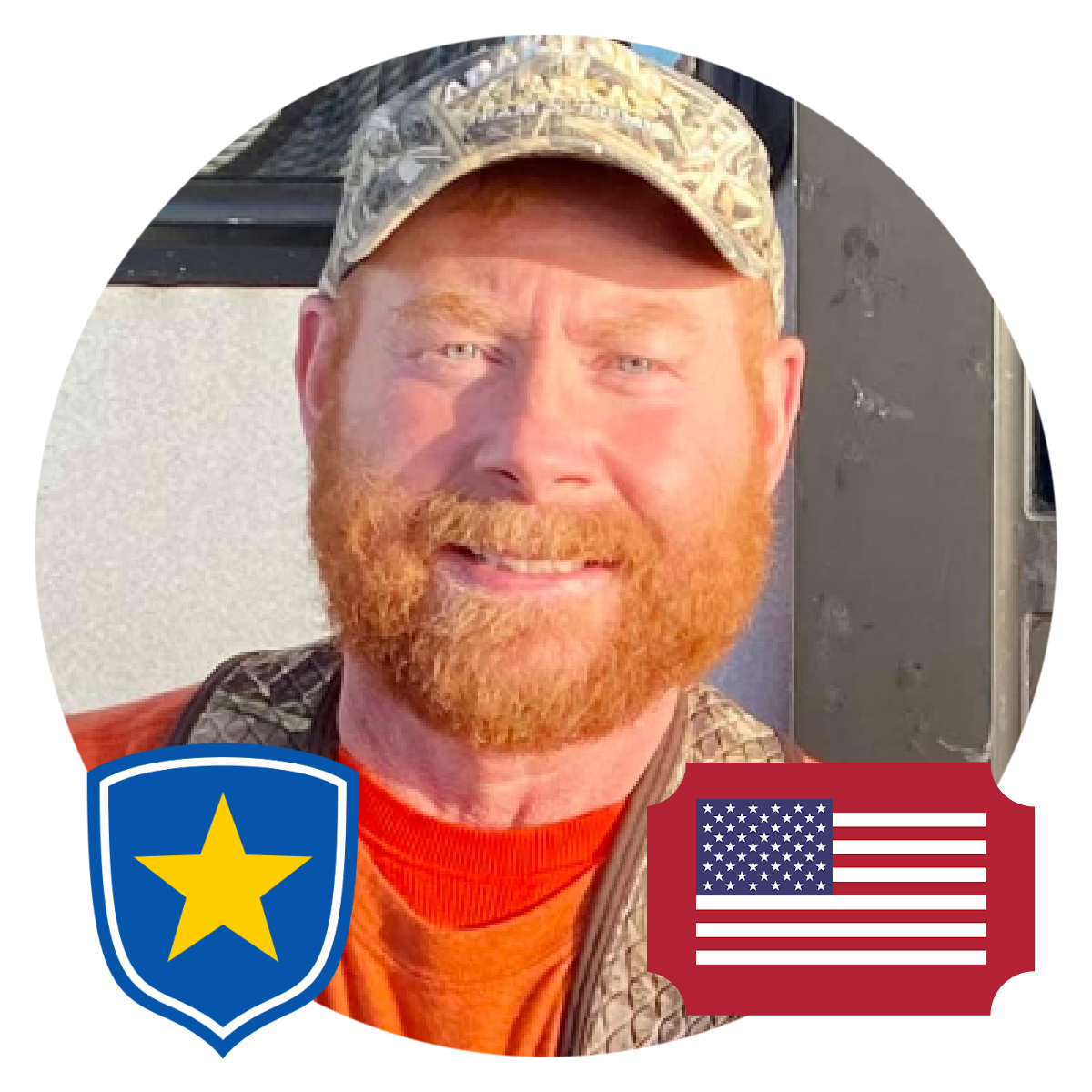 Hunter pictured at sunrise over decoys during a Maryland duck hunt.