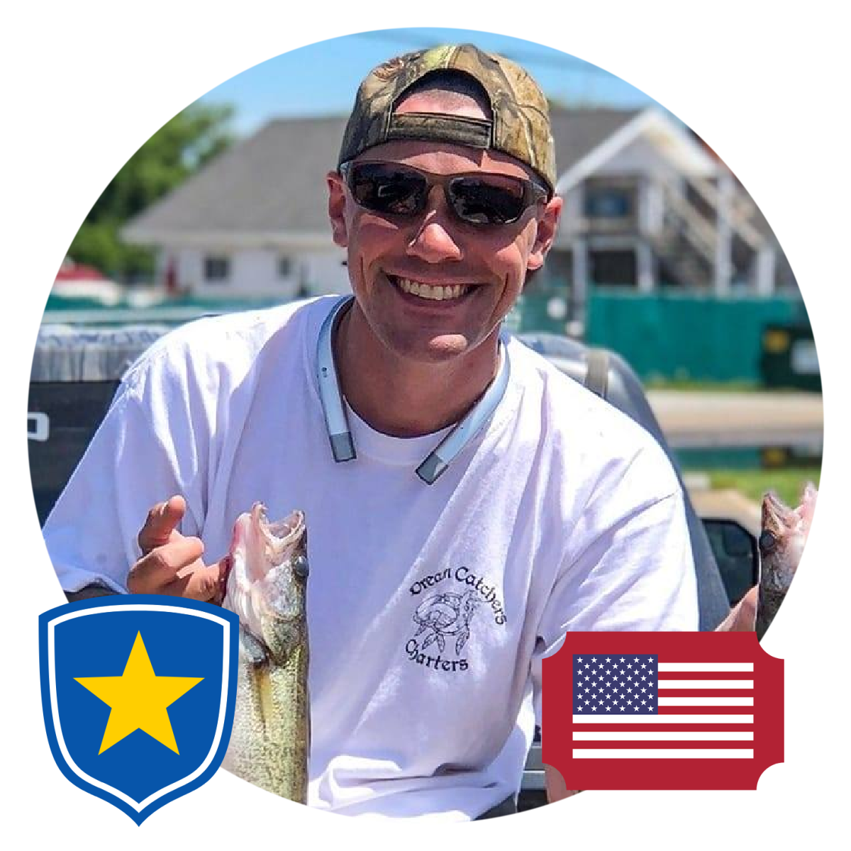 Hunters pictured in the woods for a timber duck hunt in Arkansas.