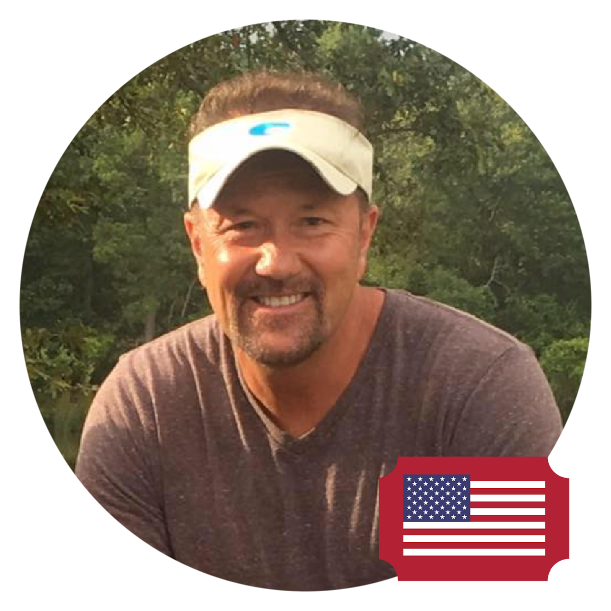 Hunter pictured at sunrise over decoys during a Maryland duck hunt.