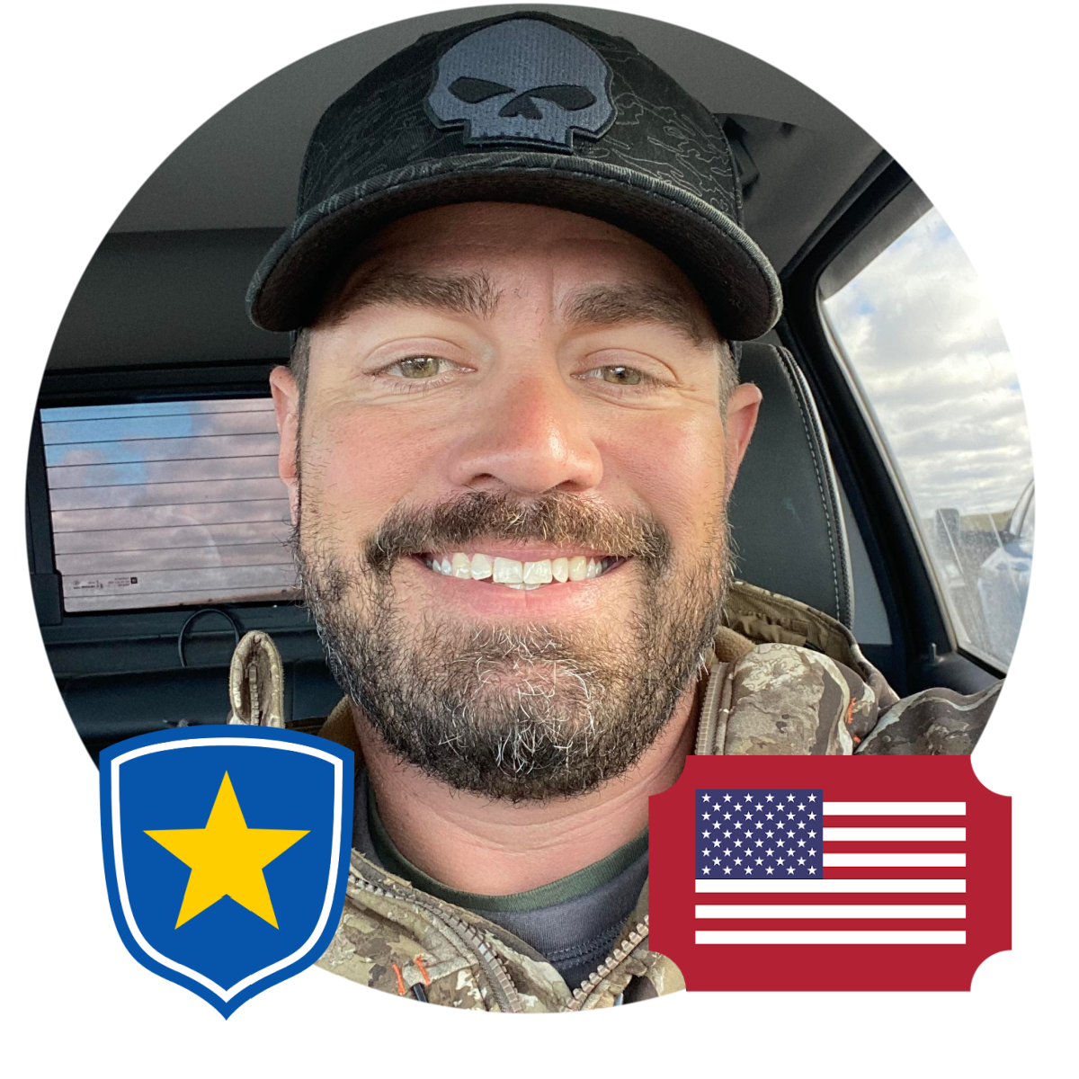 Hunters with ducks after a successful hunt in Washington state.